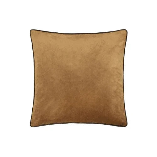 Juniper Caramel & Chocolate Velvet Cushion Cover - 45 x 45cm Textiles