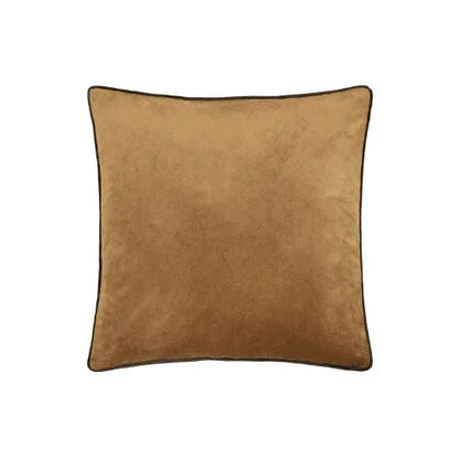 Juniper Caramel & Chocolate Velvet Cushion Cover - 45 x 45cm Textiles