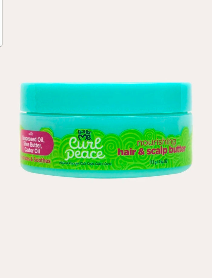Just For Me Curl Peace Nourishing Hair & Scalp Butter – 4 oz (113 g)