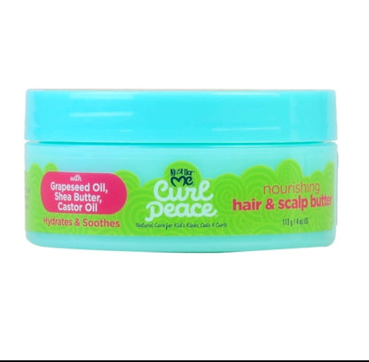 Just For Me Curl Peace Nourishing Hair & Scalp Butter – 4 oz (113 g)