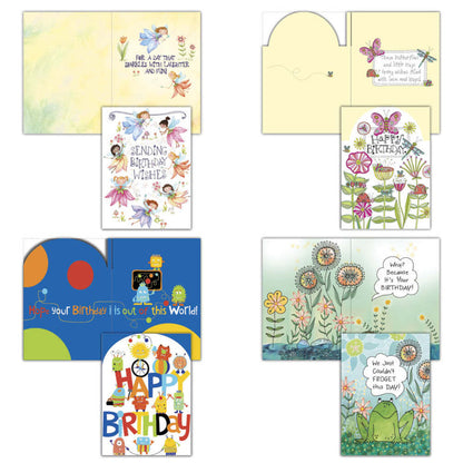Juvenile Birthday Assort - Assorted Birthday Cards, Box of 20