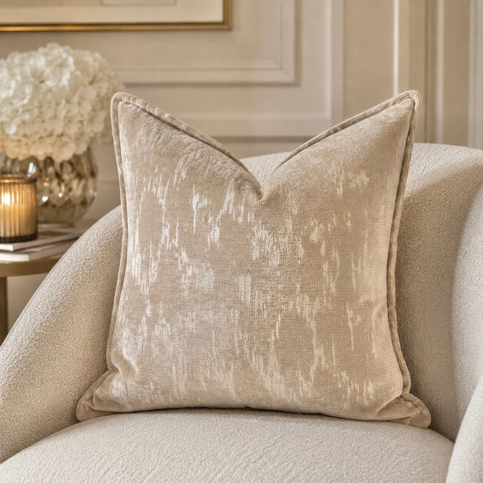 Katy Mink Chenille Patterned Cushion Cover - 45x45cm Textiles