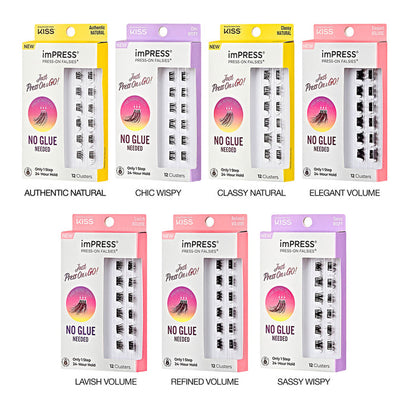 Kiss imPress Press on No Glue Needed Cluster Eyelashes