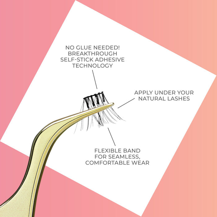 Kiss imPress Press on No Glue Needed Cluster Eyelashes