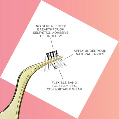 Kiss imPress Press on No Glue Needed Cluster Eyelashes
