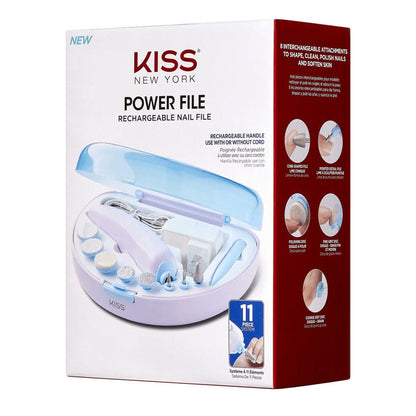 Kiss New York Power File To Go Battery Operated Nail File - ikatehouse