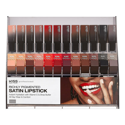 Kiss Professional Satin Lipstick 0.12oz/ 3.5g - ikatehouse