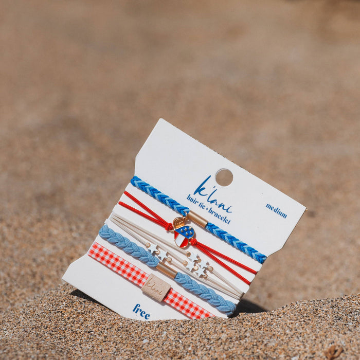 K’Lani Free hair tie and bracelet set