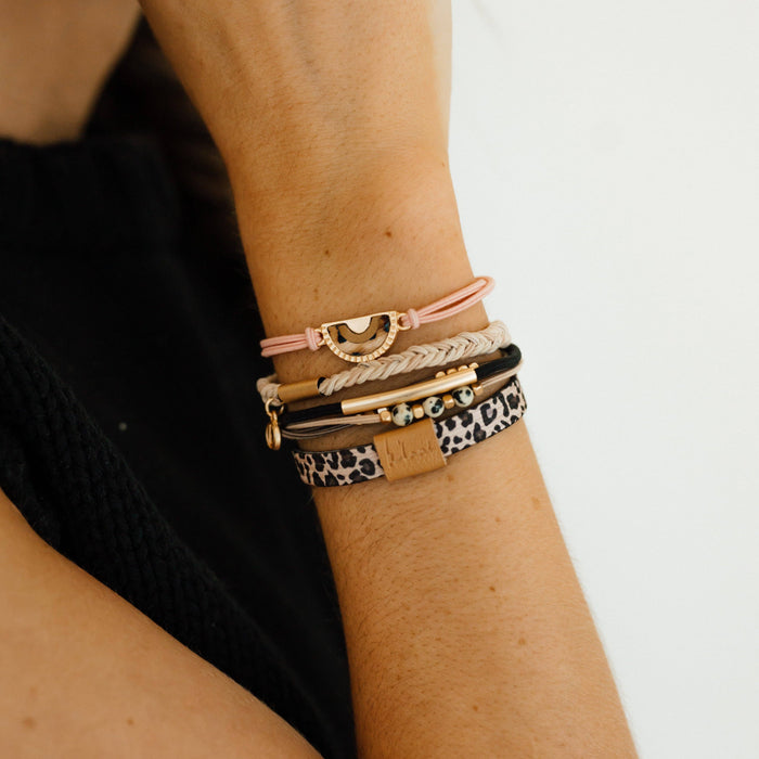 K’Lani Wild hair tie and bracelet set