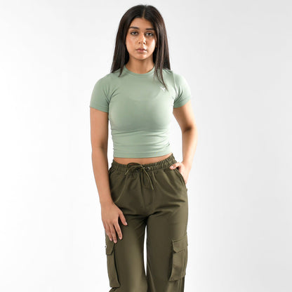 Knit Round Neck Short Sleeve - IRONGEAR Fitness