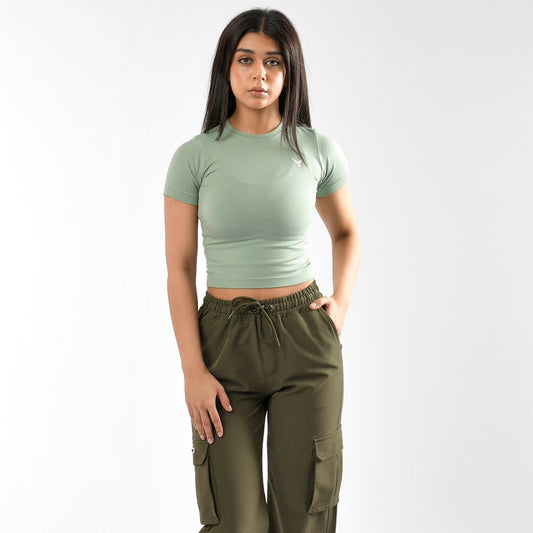 Knit Round Neck Short Sleeve - IRONGEAR Fitness
