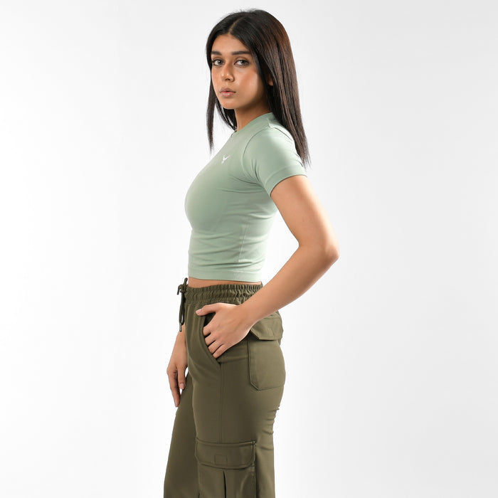 Knit Round Neck Short Sleeve - IRONGEAR Fitness