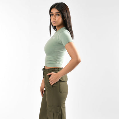 Knit Round Neck Short Sleeve - IRONGEAR Fitness