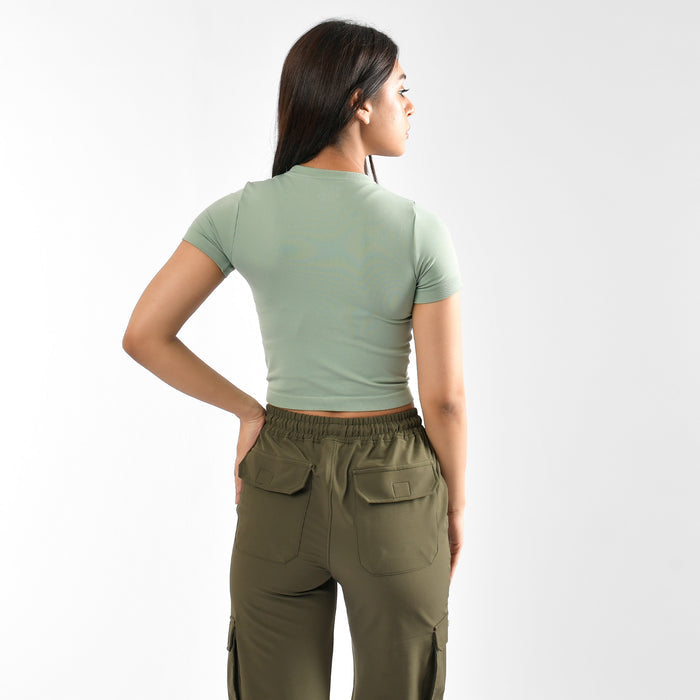 Knit Round Neck Short Sleeve - IRONGEAR Fitness