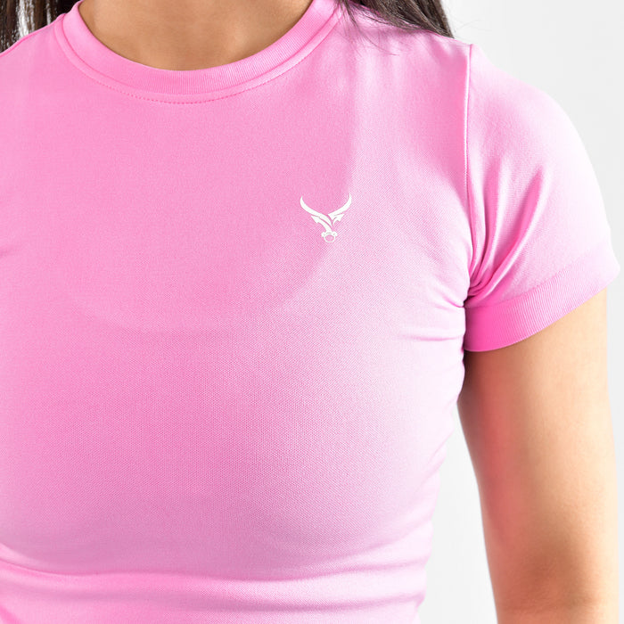 Knit Round Neck Short Sleeve - IRONGEAR Fitness