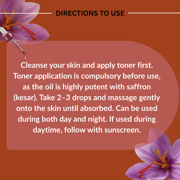Kumkumadi Oil - Saffron Elixir
