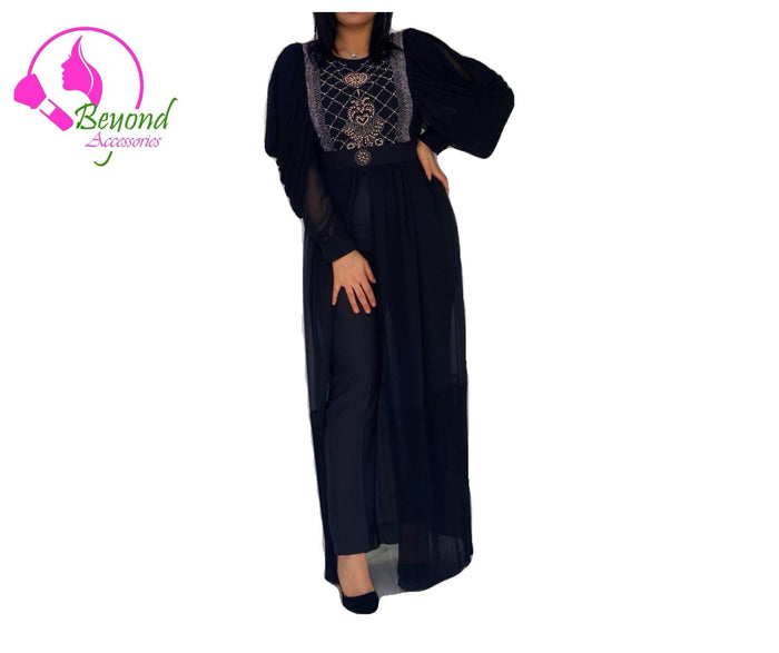 La Busca Fashion 2 Pieces perlage Noir