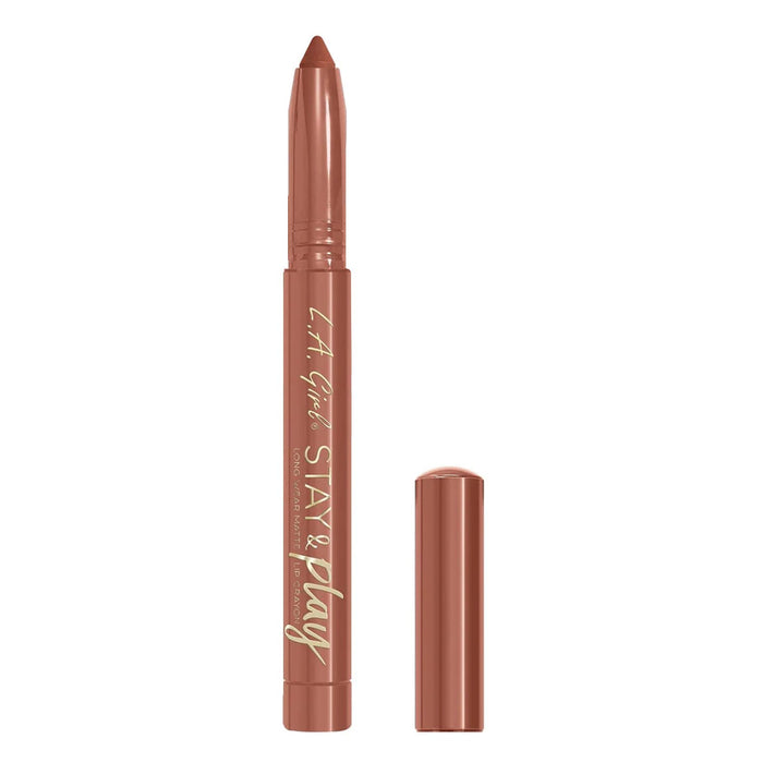 LA Girl Stay&Play Long Wear Matte Lip Crayon 0.049oz/1.4g - ikatehouse