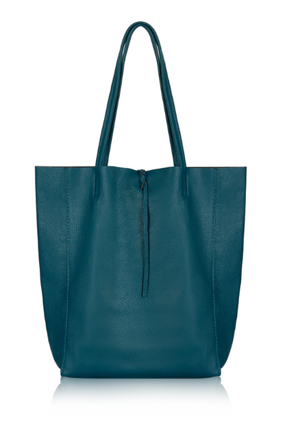 Ladies Soft Italian Real Leather Shopper Tote Bags Women Girls College Shoulder Handbags for Women