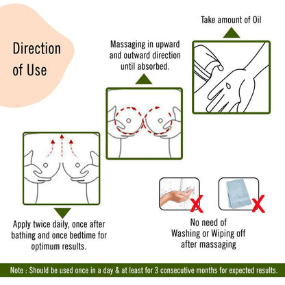 Lady Care Breast Toning & Firming Massage Oil,Toning, Firming & Uplifting, Lavender & Vetiver - Keya Seth Aromatherapy