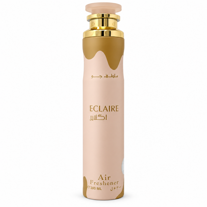Eclaire Air Freshener, aromatic home fragrance spray designed to refresh rooms with a pleasant, long-lasting scent and create a welcoming atmosphere.