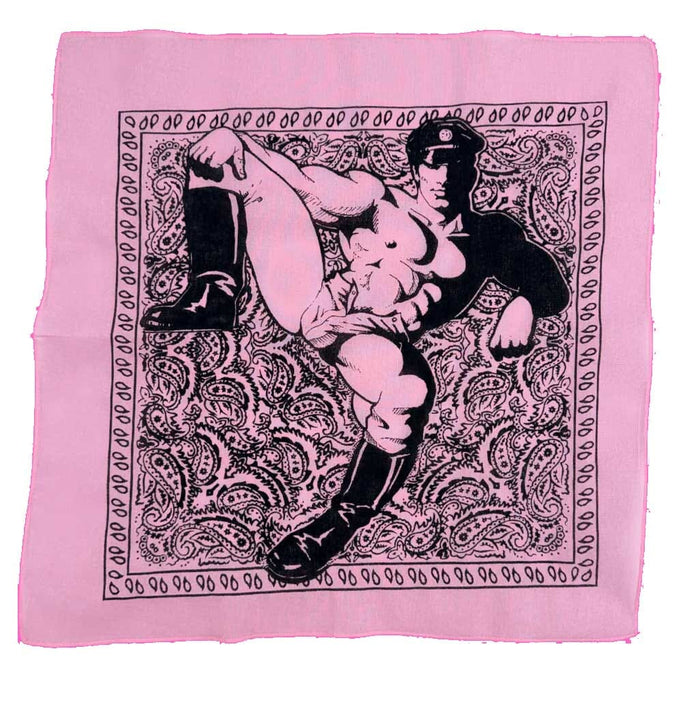 Leather Man Pink Bandana — Art by Dom “Etienne” Orejudos
