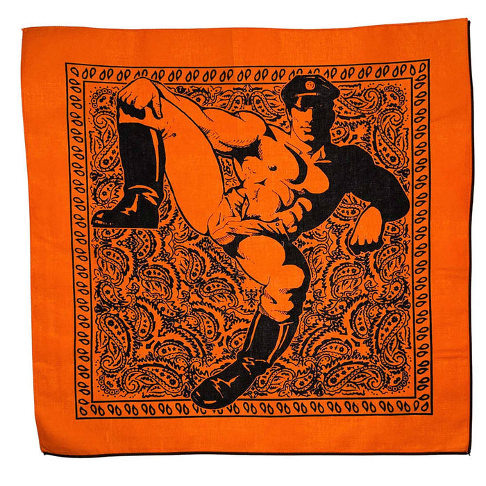 Leather Man Orange Bandana — Art by Dom “Etienne” Orejudos