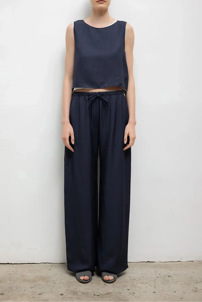 Leset Daniel Crop Sleeveless Crew