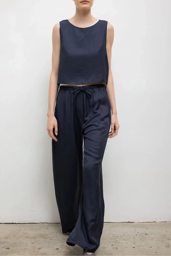 Leset Daniel Crop Sleeveless Crew