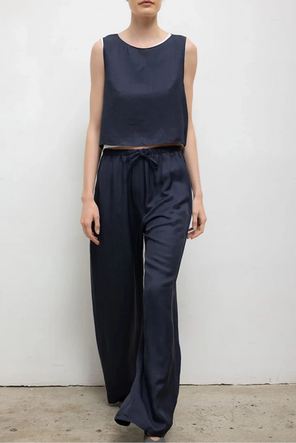 Leset Daniel Crop Sleeveless Crew