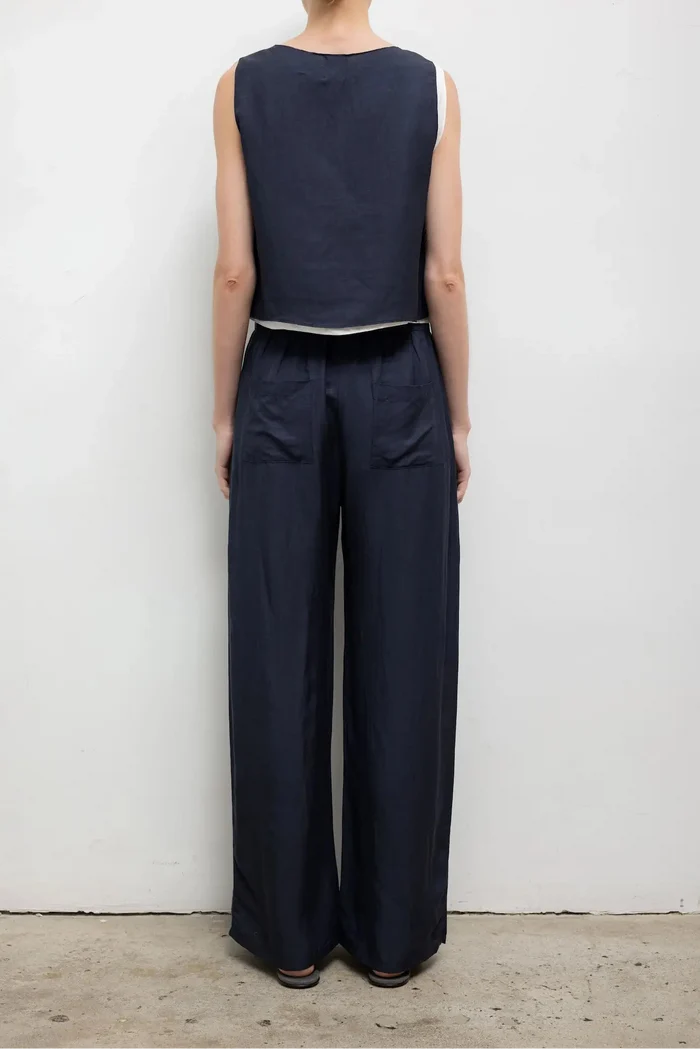 Leset Daniel Crop Sleeveless Crew