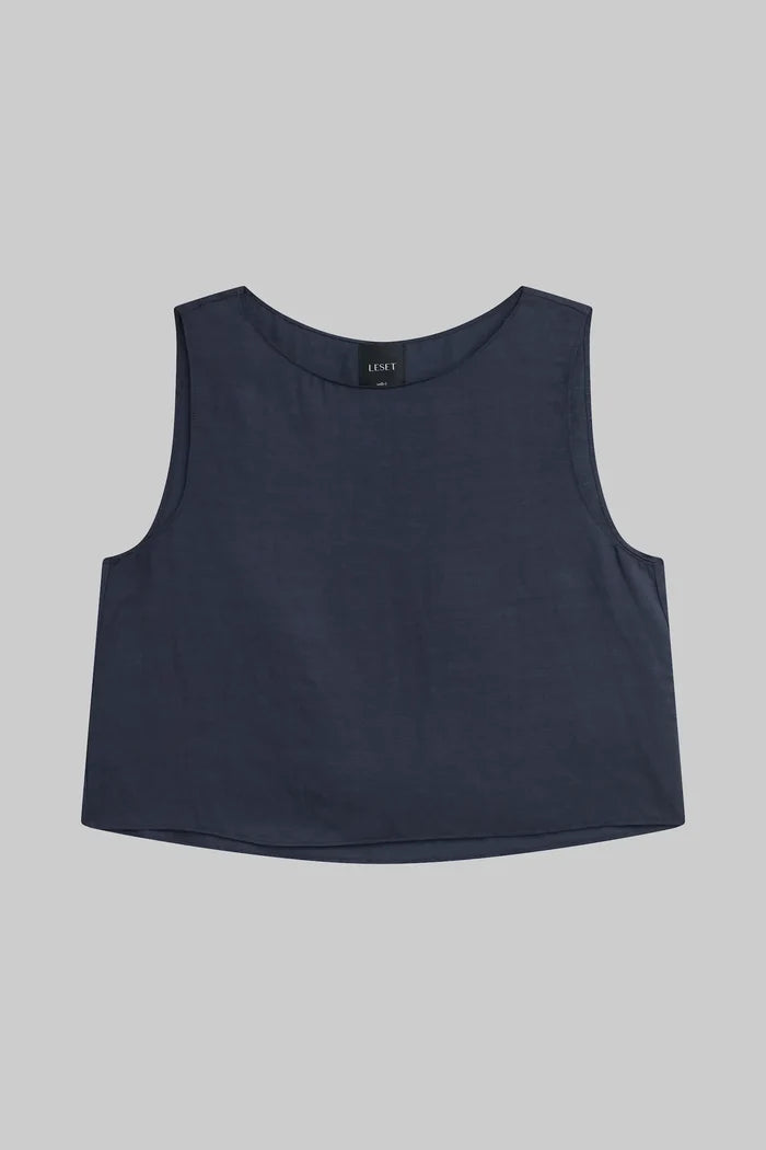 Leset Daniel Crop Sleeveless Crew