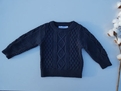 'Lola' Knit - Midnight Blue