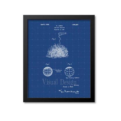 Lost Golf Ball Indicator Patent Print