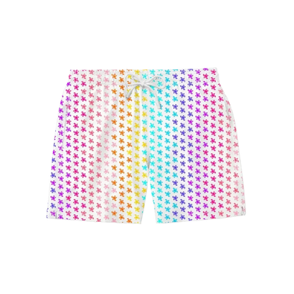 Nachhaltige Kinder-Badehose aus recyceltem Material – Modell Love Turtles von Noah*s Ocean.