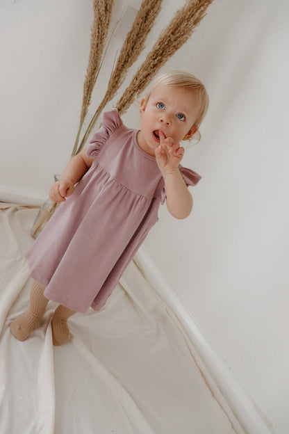 'Lucia' Dress - Dusty Plum