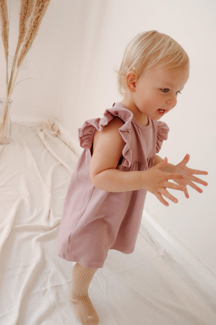 'Lucia' Dress - Dusty Plum