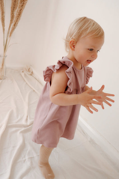 'Lucia' Dress - Dusty Plum