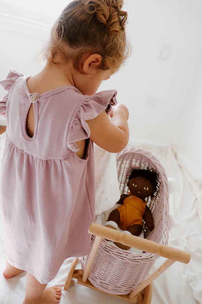 'Lucia' Dress - Dusty Plum