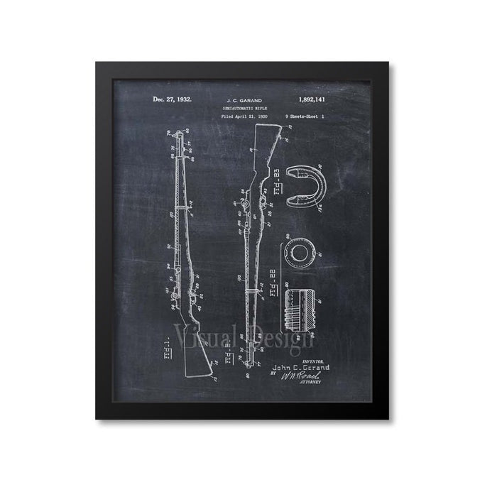 M-1 Rifle Patent Print