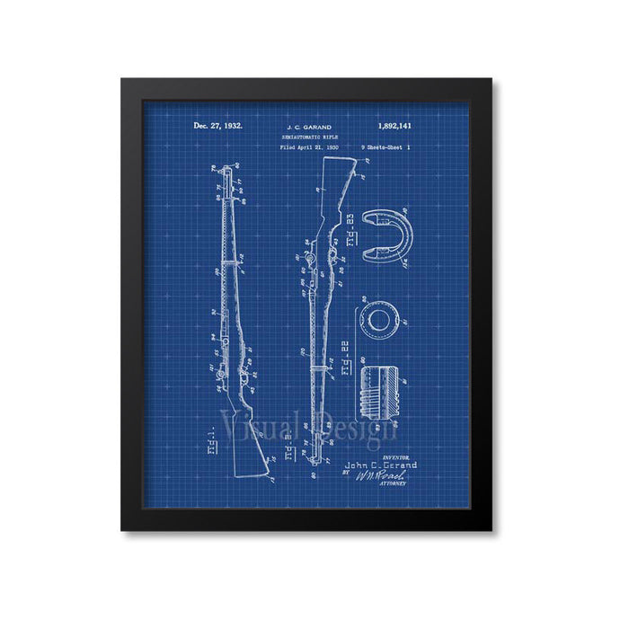 M-1 Rifle Patent Print