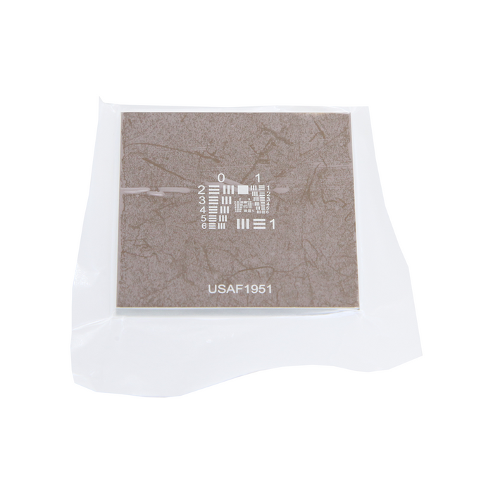 Manufacturing Precision ±0.5μm Glass Resolution Test Target (USAF1951 Style, 2x2″, Negative) CT20060102