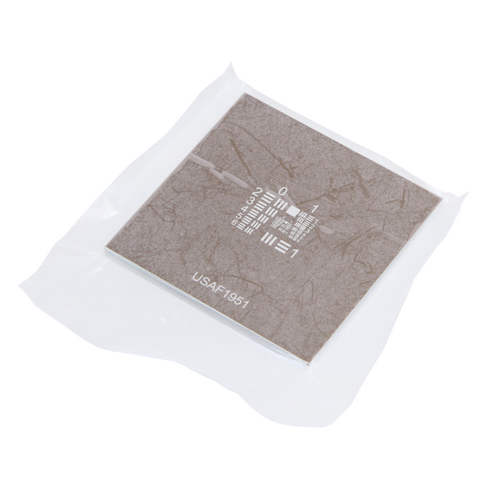 Manufacturing Precision ±0.5μm Glass Resolution Test Target (USAF1951 Style, 2x2″, Negative) CT20060102