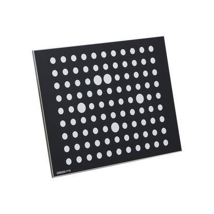 Manufacturing Precision ±10μm Black Dot Calibration Target on Glass (200x150mm 11x9) CT20010301