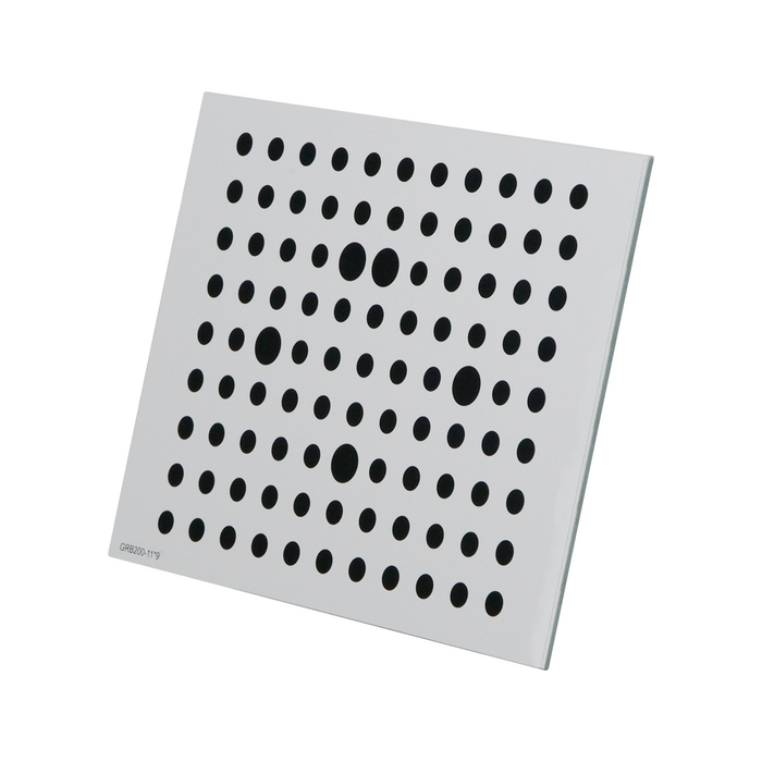 Manufacturing Precision ±10μm White Dot Calibration Target on Glass (200x150mm 11x9) CT20010302