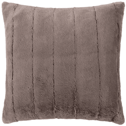 Marlowe Chestnut Faux Fur Feather Filled Cushion - 45x45cm Textiles