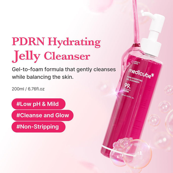 Medicube PDRN Pink Gel to Foam Cleanser 200 mL