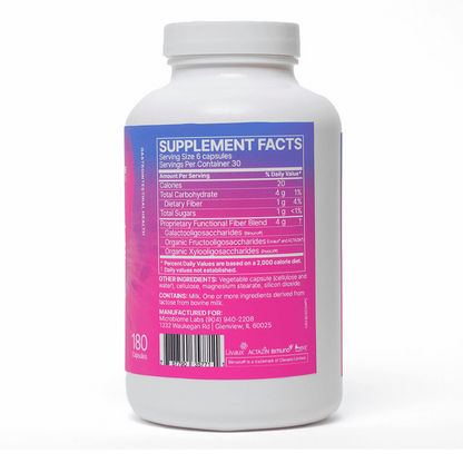 MegaPreBiotic 180 capsules by Microbiome Labs