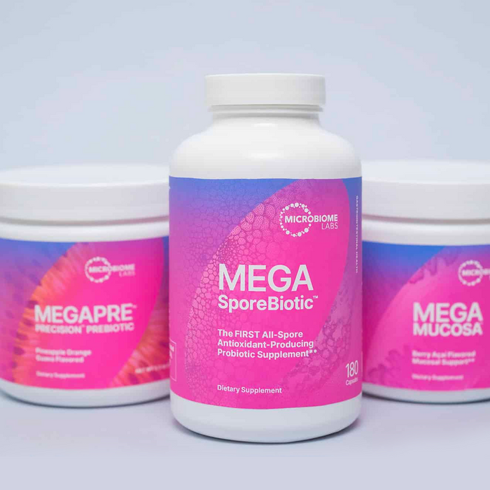 MegaSporeBiotic 180 capsules by Microbiome Labs
