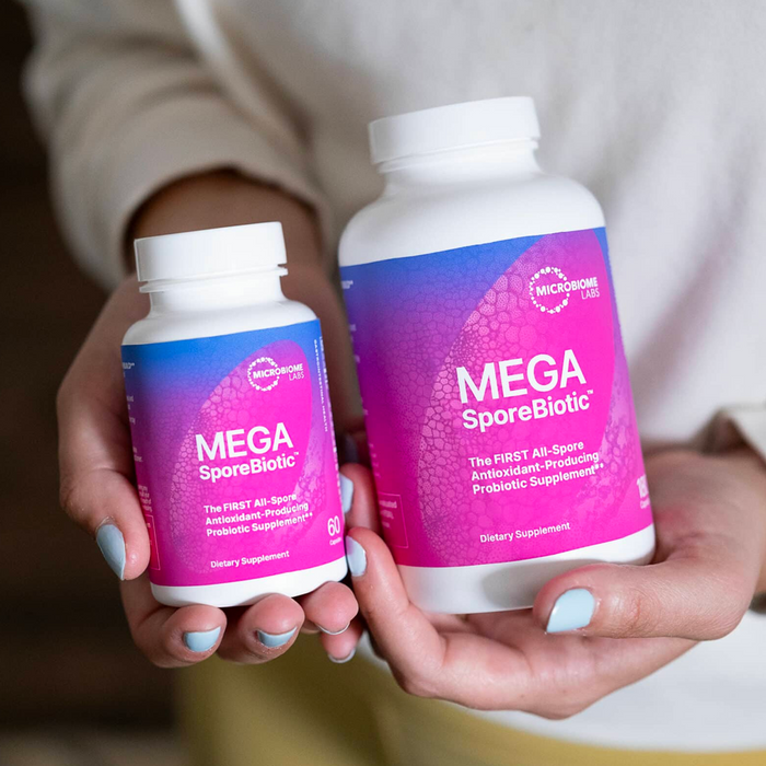 MegaSporeBiotic 60 capsules by Microbiome Labs